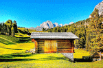 Hut, South Tyrol Download Jigsaw Puzzle