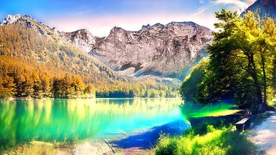 Bergsee, Austria Download Jigsaw Puzzle