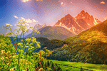 Alpine Mountains Download Jigsaw Puzzle