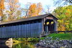 Covered Bridge, Michigan Download Jigsaw Puzzle