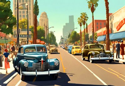 Los Angeles 1940 Download Jigsaw Puzzle