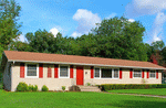 1950s Suburban House Download Jigsaw Puzzle