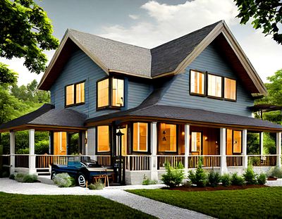 Suburban House Download Jigsaw Puzzle