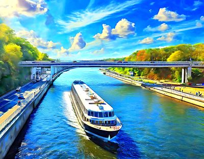 Tour Boat Download Jigsaw Puzzle
