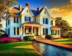 Cape Cod Mansion Download Jigsaw Puzzle