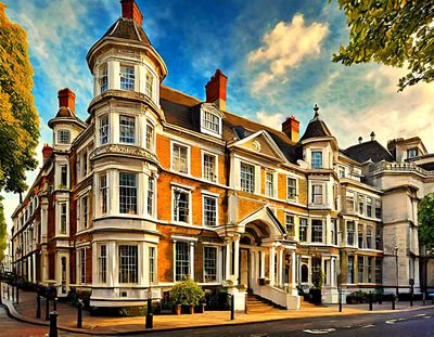 London Townhouse Download Jigsaw Puzzle