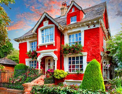 Georgian-Style House Download Jigsaw Puzzle