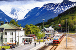 Mountain Train Download Jigsaw Puzzle