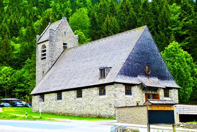 Rustic Stone Church Download Jigsaw Puzzle