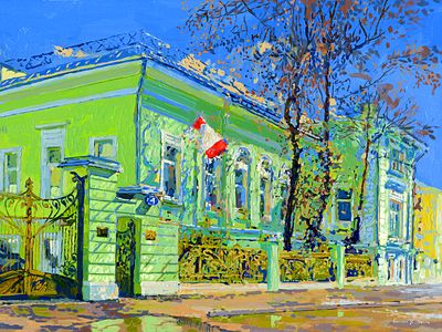 Begichev House, Moscow Download Jigsaw Puzzle
