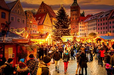 Christmas Market Download Jigsaw Puzzle