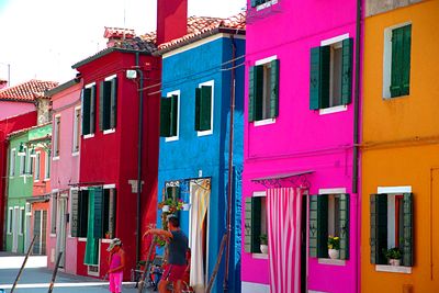 Colorful Houses Download Jigsaw Puzzle