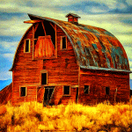 Rustic Weathered Barn Download Jigsaw Puzzle