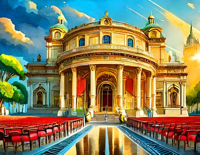 Beaux Arts Theater Download Jigsaw Puzzle