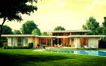Mid-Century Modern House Download Jigsaw Puzzle