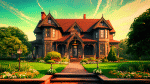 Victorian Gothic Revival House Download Jigsaw Puzzle