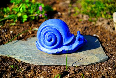 Ceramic Garden Snail Download Jigsaw Puzzle