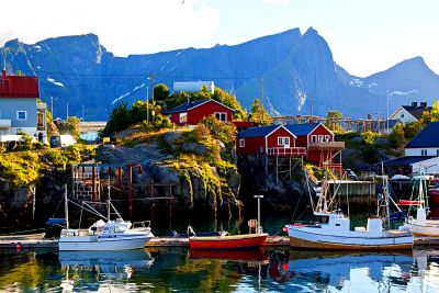 Nordic Fishing Village Download Jigsaw Puzzle