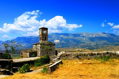 Mountain Clock Tower Download Jigsaw Puzzle