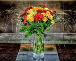 Elegant Floral Bouquet Download Jigsaw Puzzle