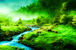 Winding Stream Download Jigsaw Puzzle