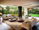 Open-Plan Living Room Download Jigsaw Puzzle