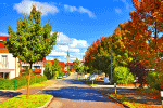 Autumn Street Download Jigsaw Puzzle